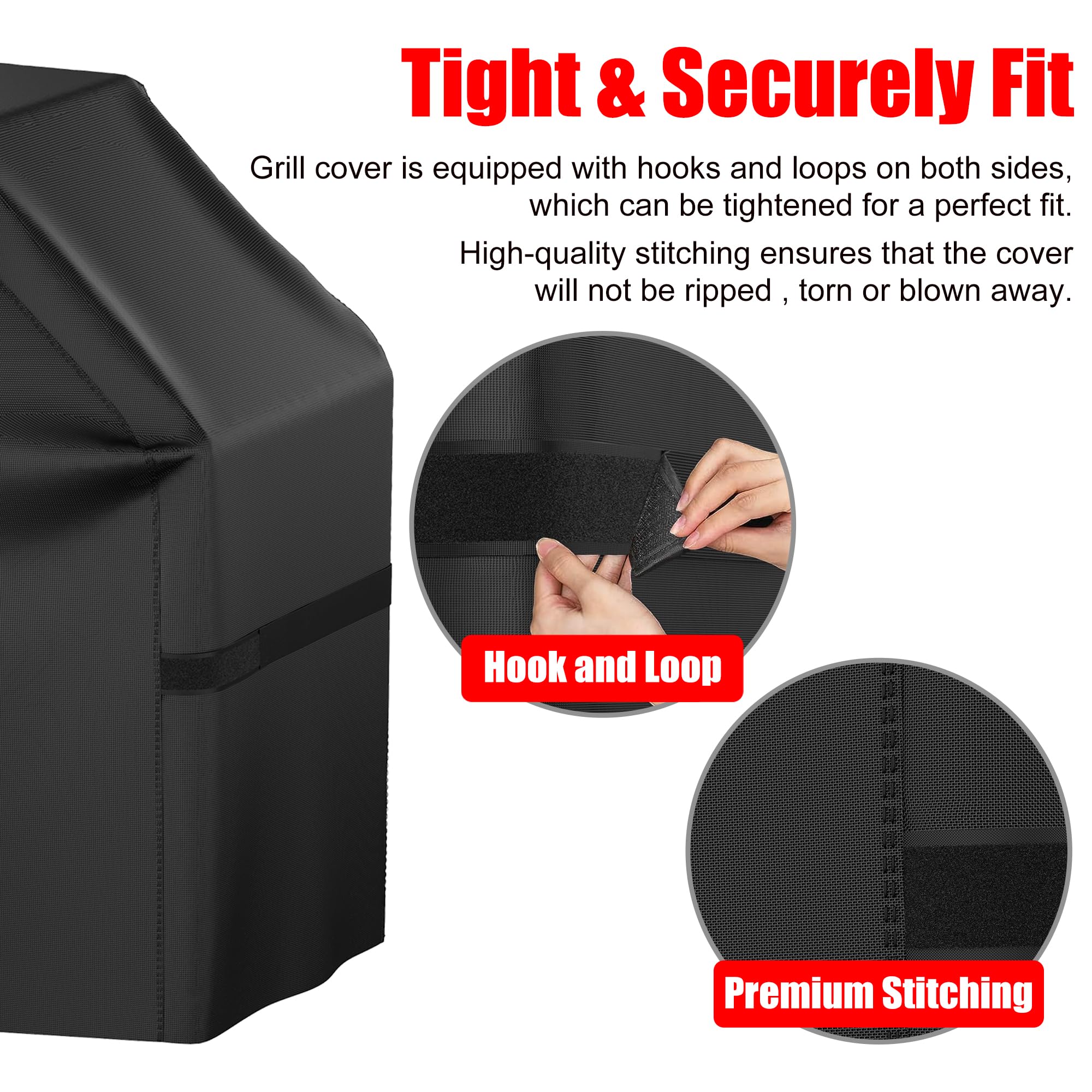 VIBOOS grill cover shown in outdoor setting