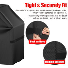 VIBOOS grill cover shown in outdoor setting
