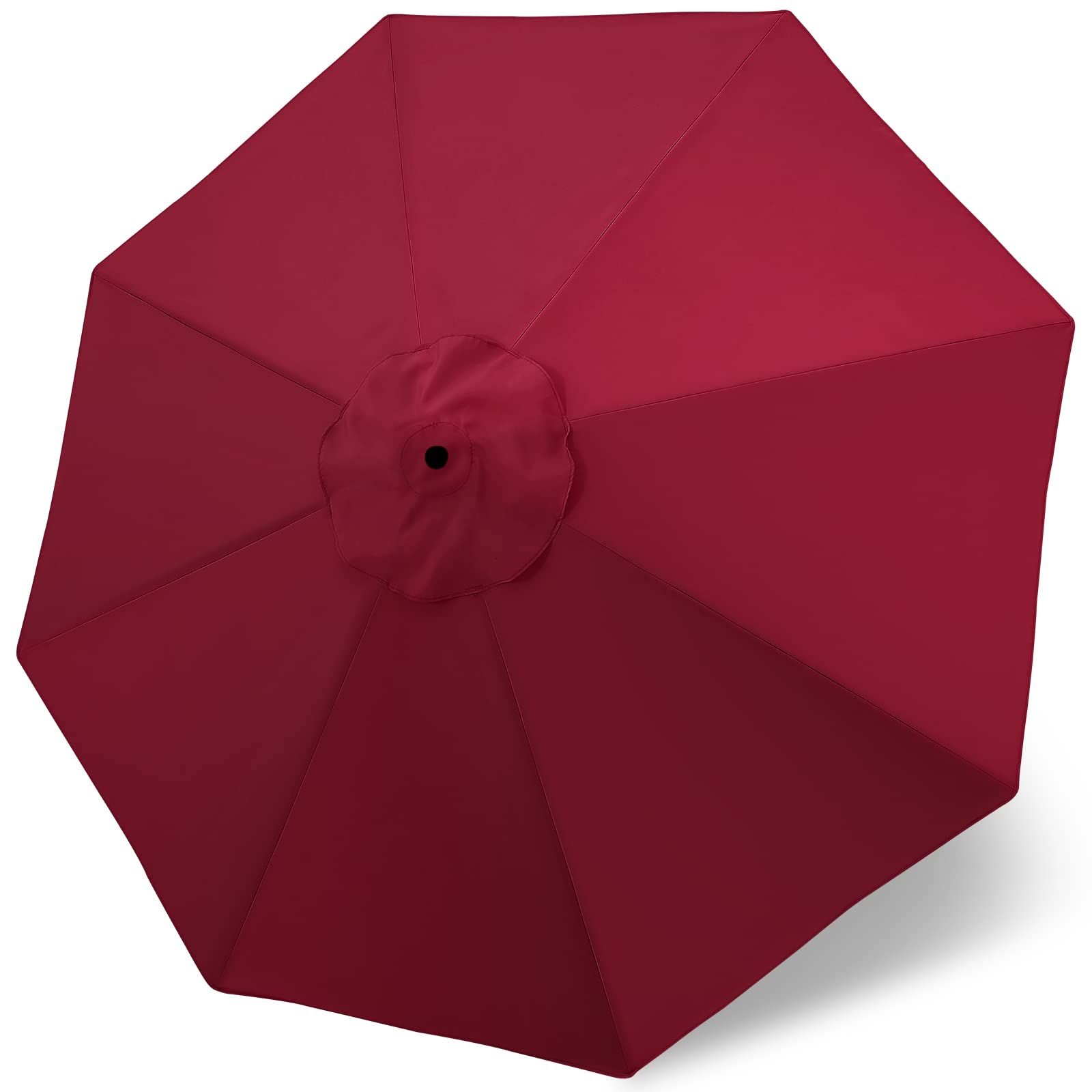 Vibrant Burgundy colour of MASTERCANOPY canopy outdoors