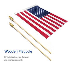 Vibrant colours of Hocis Mini American Flags