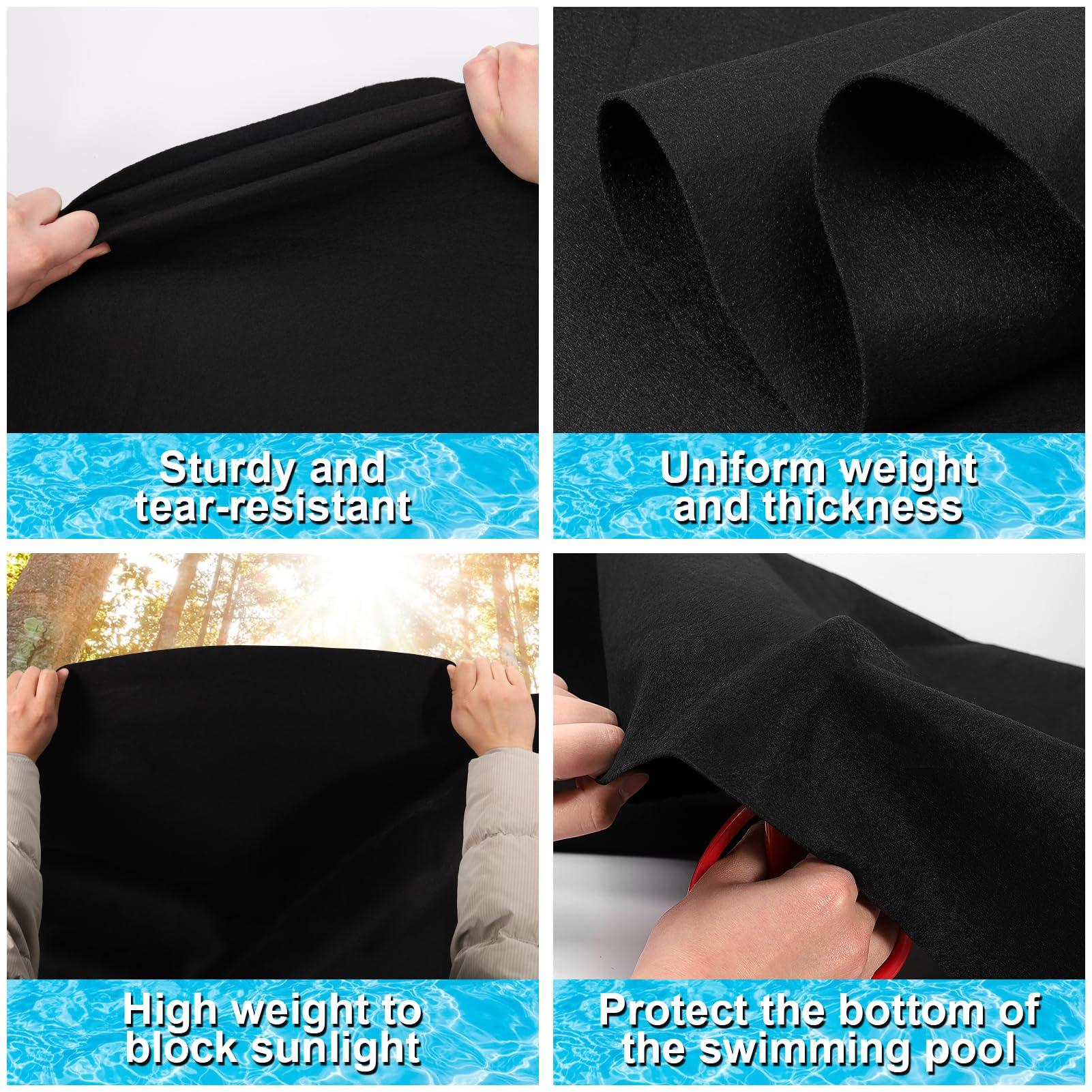 VICAMB heavy-duty liner pad folded for storage