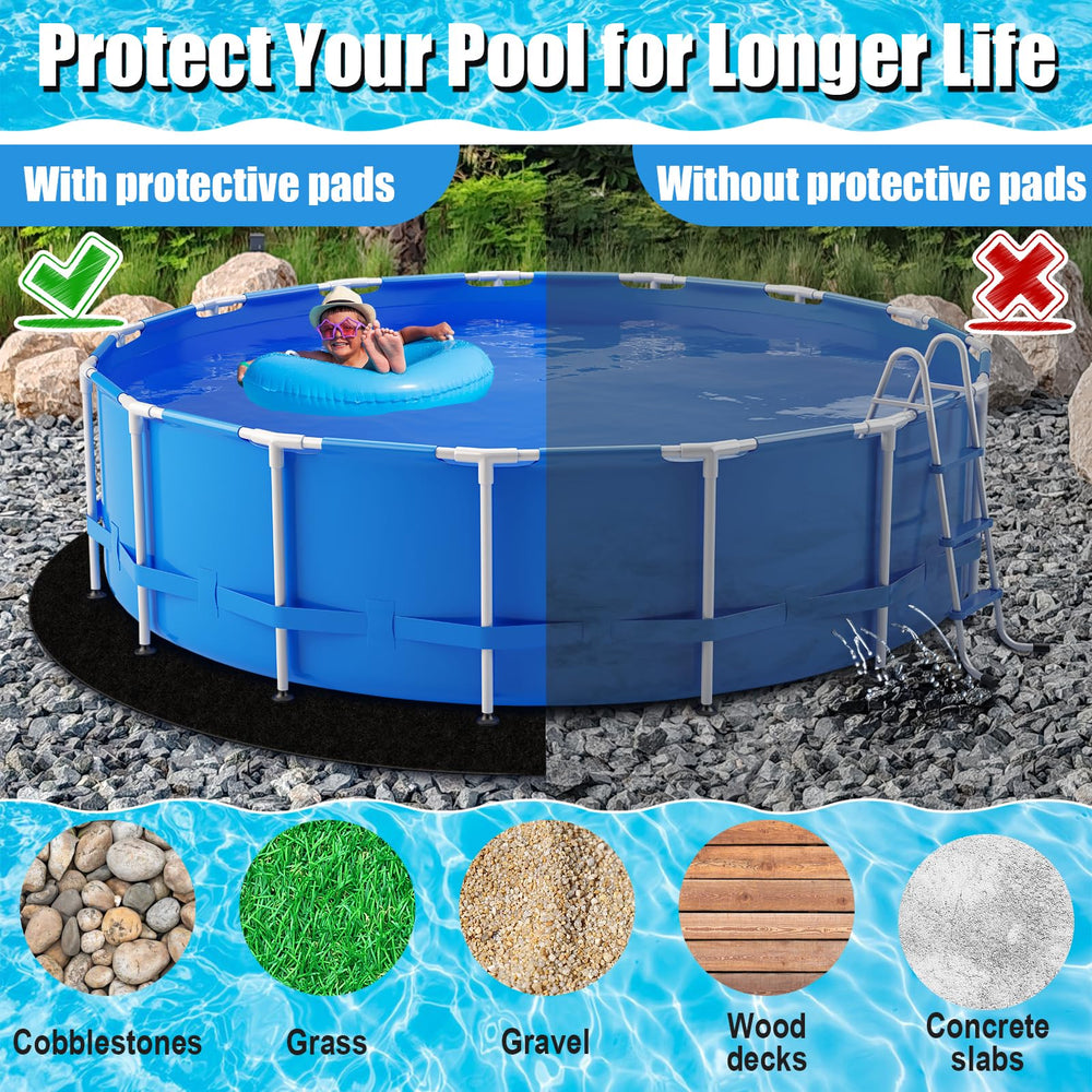 VICAMB pool liner pad suitable for various outdoor uses