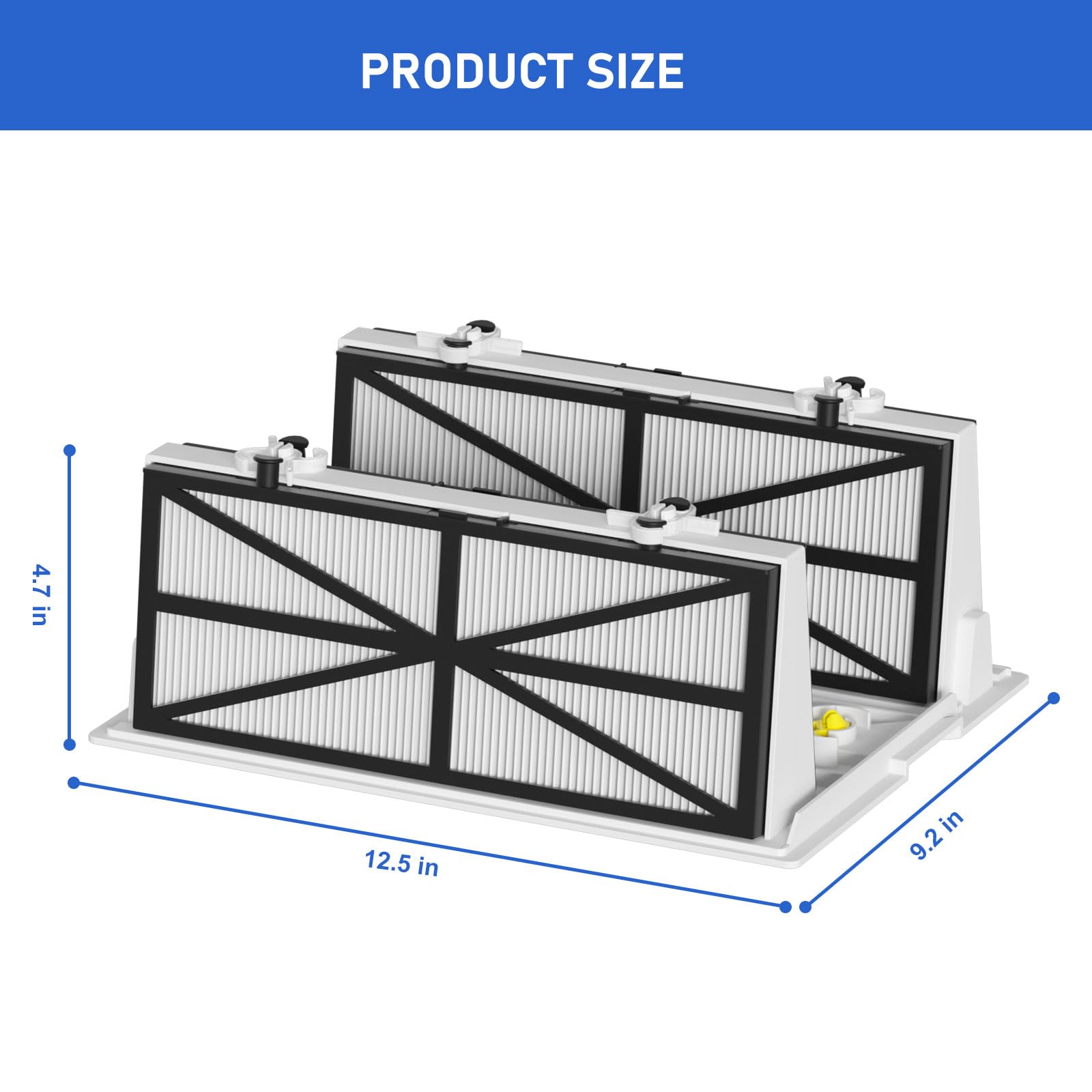 Vickmons filter components laid out on a surface