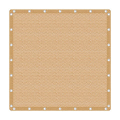 VICLLAX 90% Shade Fabric front view in Wheat colour