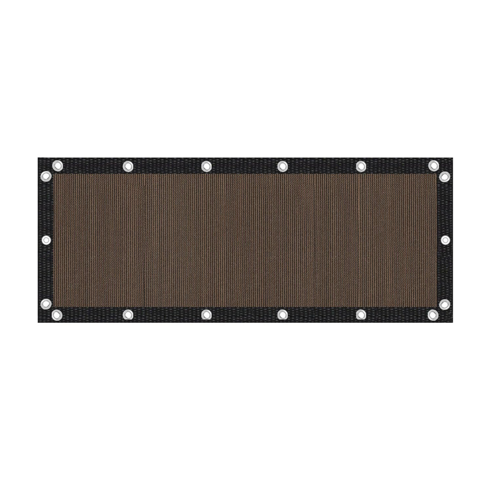 VICLLAX 90% Shade Fabric Sun Shade Cloth 4x10 FT in Mocha