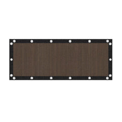 VICLLAX 90% Shade Fabric Sun Shade Cloth 4x10 FT in Mocha