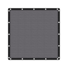 VICLLAX 90% Shade Fabric Sun Shade Cloth 8x8 FT, Dark Grey front view
