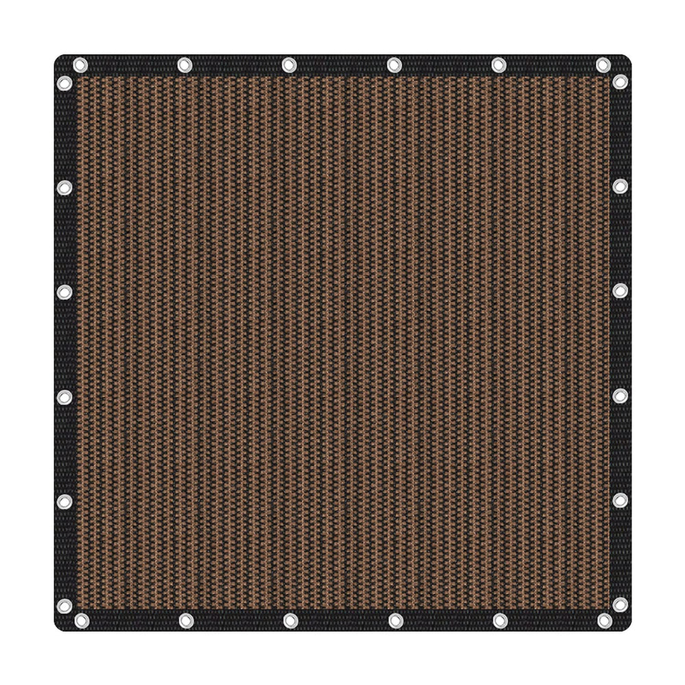 VICLLAX 90% Shade Fabric Sun Shade Cloth Mocha front view
