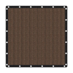 VICLLAX 90% Shade Fabric Sun Shade Cloth Mocha front view