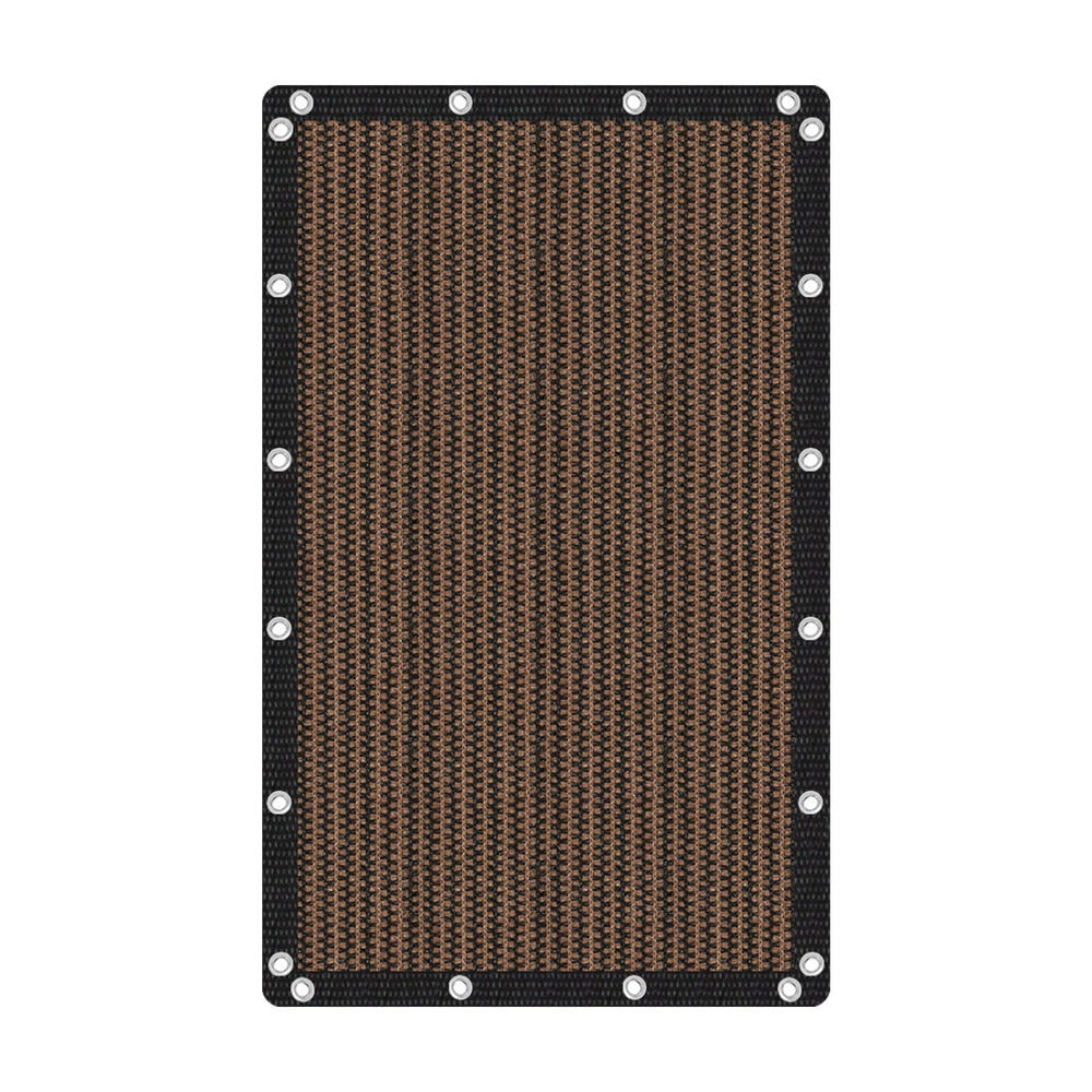 VICLLAX 90% Sun Shade Cloth 6' x 10' mocha front view