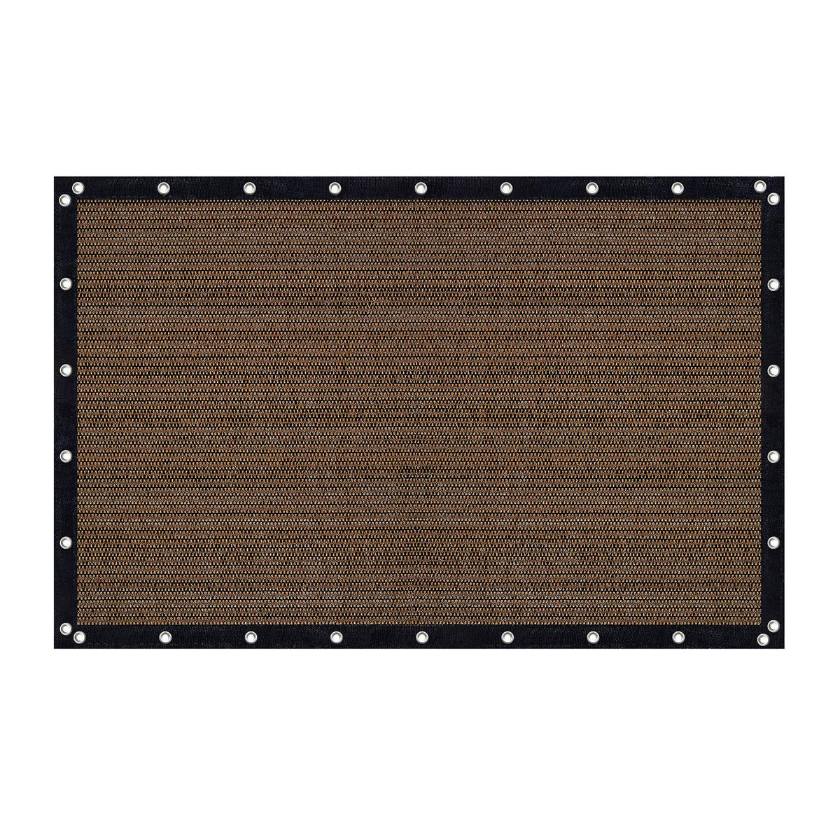 VICLLAX 90% Sun Shade Cloth 8' x 12' mocha front view