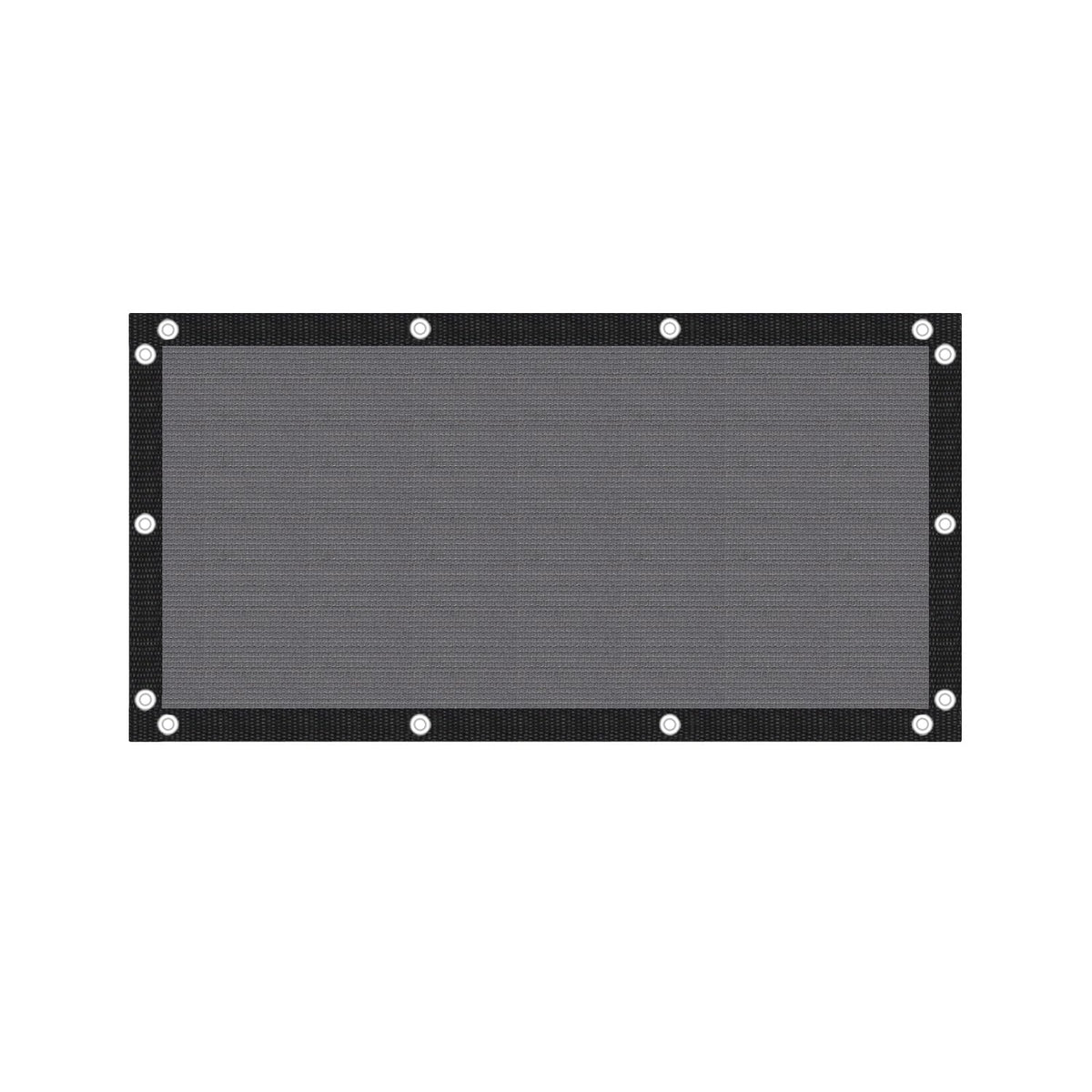 VICLLAX 90% UV Block Shade Cloth in Dark Grey front view