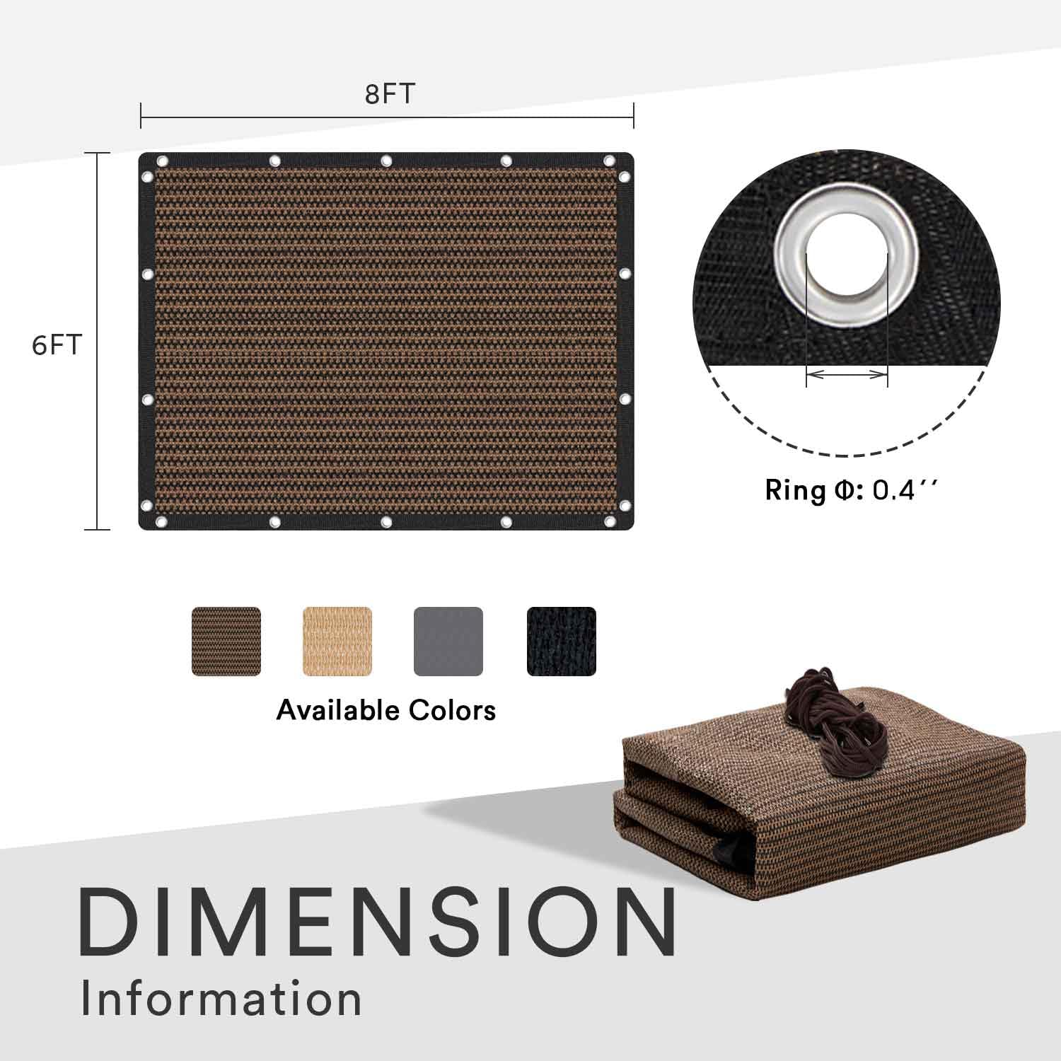 VICLLAX shade cloth packaging details