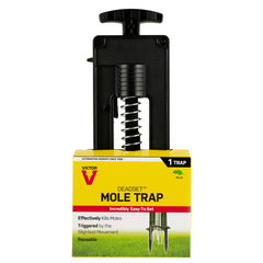 Victor DeadSet Mole Trap with foot pegs for easy setting