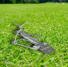 Victor Easy Set Gopher Trap displayed in garden setting
