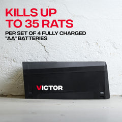 Victor Electronic Rat Trap 2-Pack black traps side view
