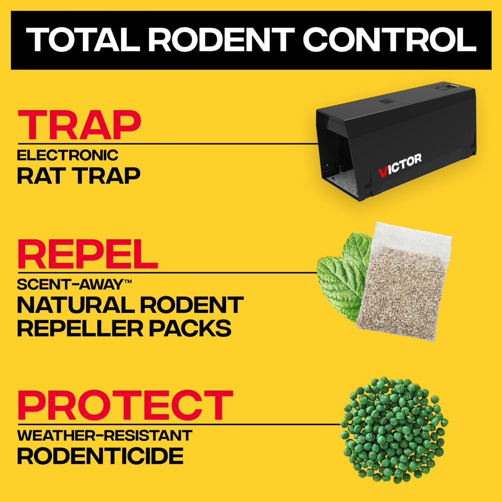 Victor Electronic Rat Trap 2-Pack with batteries included