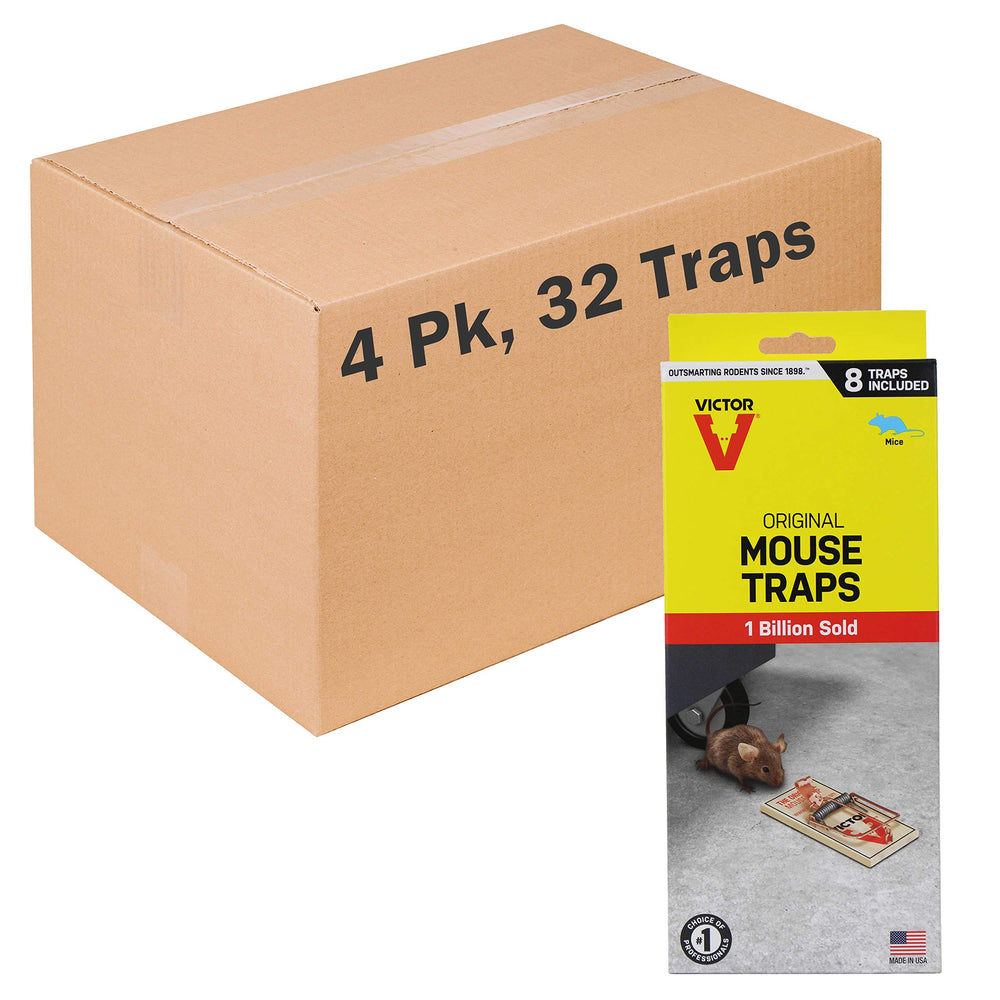 Victor Metal Pedal Mouse Trap front view with metal pedal