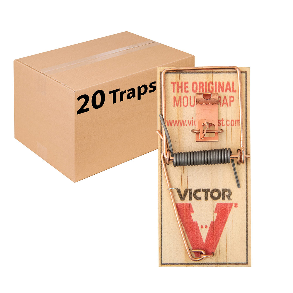 Victor Metal Pedal Snap Mouse Trap front view with packaging