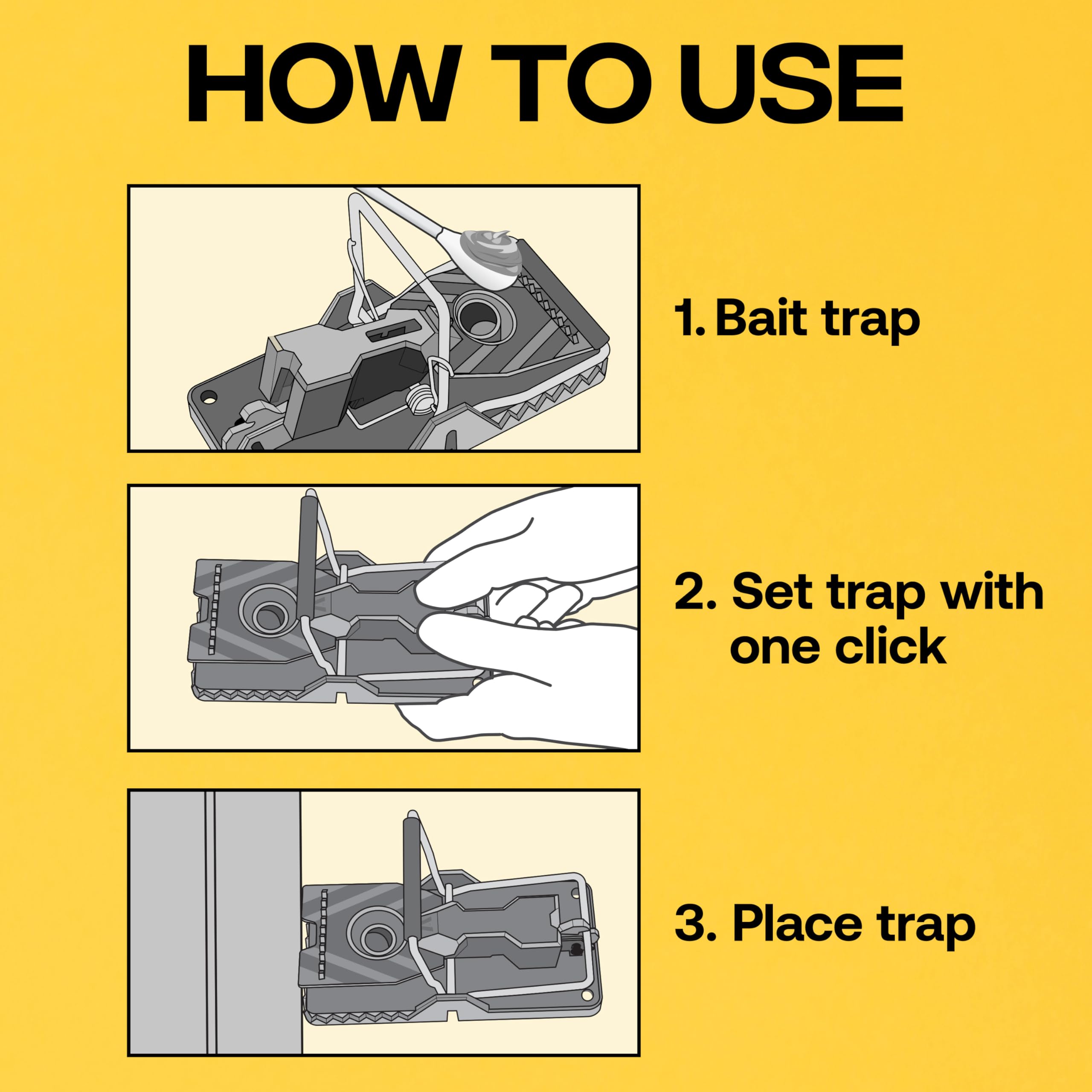Victor Power Kill Rat Trap, disposal of a catch
