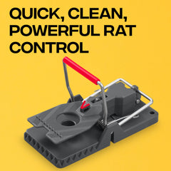 Victor Power Kill Rat Trap, side view with bait cup