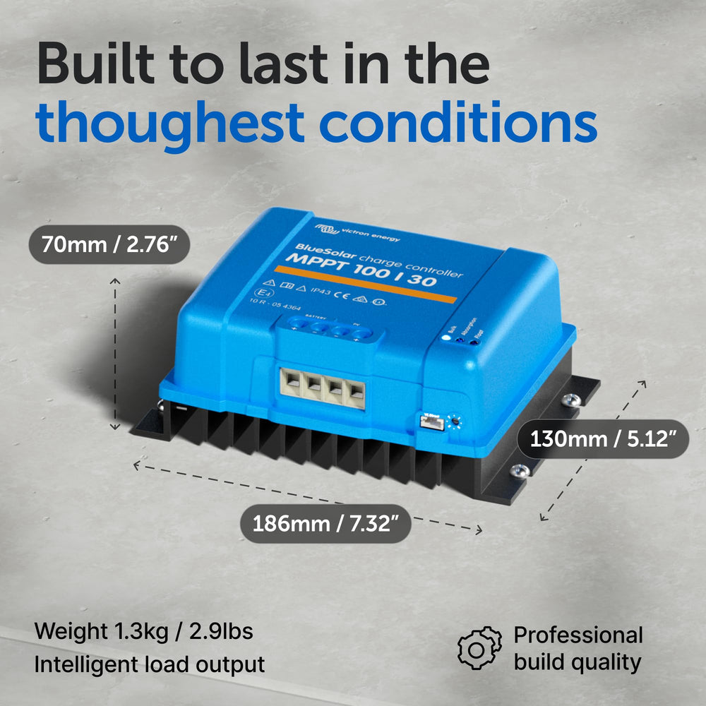 Victron Energy BlueSolar MPPT Charge Controller packaging
