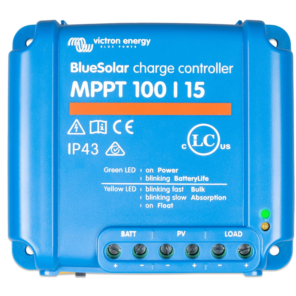 Victron Energy BlueSolar MPPT Solar Charge Controller front view
