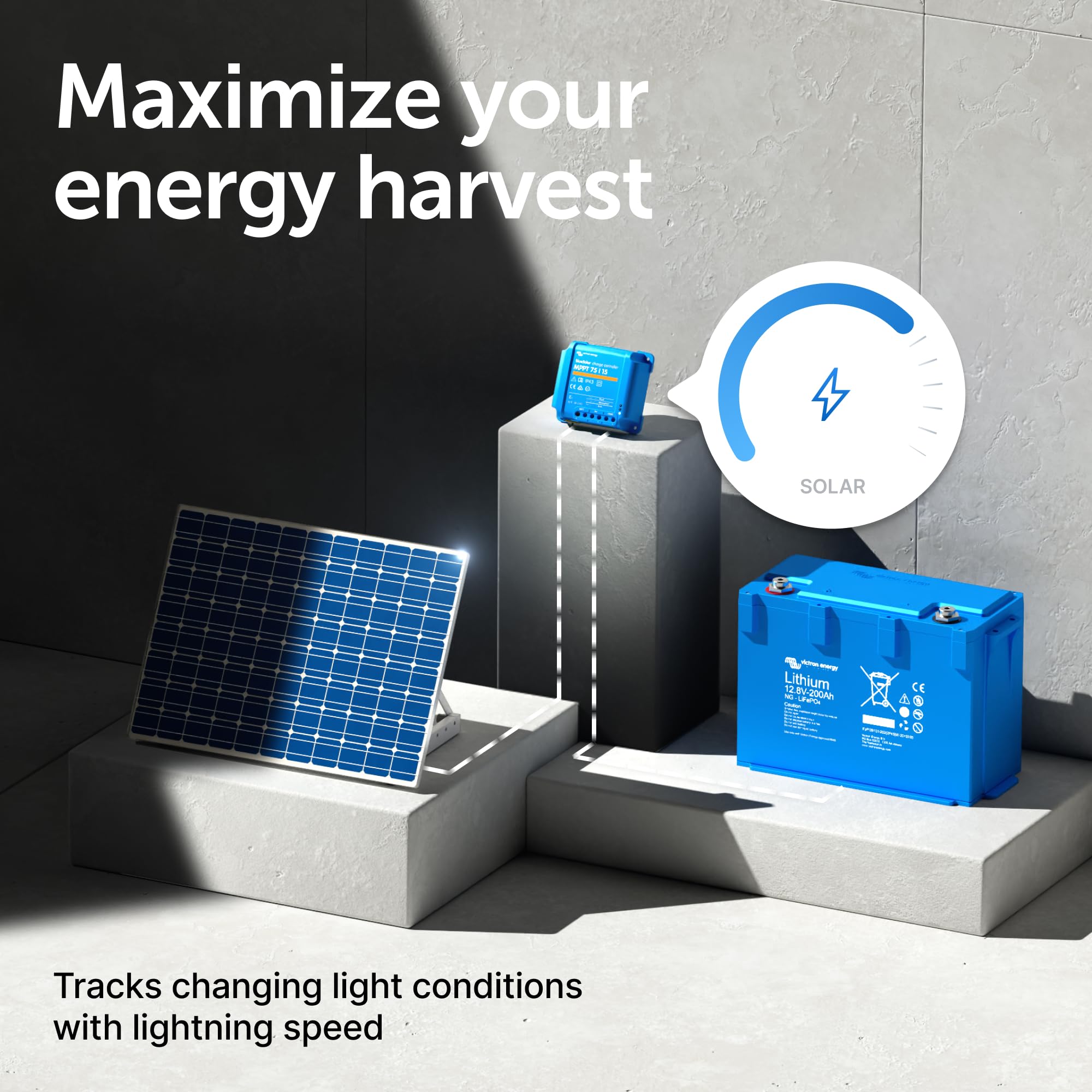 Victron Energy BlueSolar MPPT Solar Charge Controller in packaging