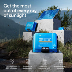 Victron Energy BlueSolar MPPT Solar Charge Controller side view