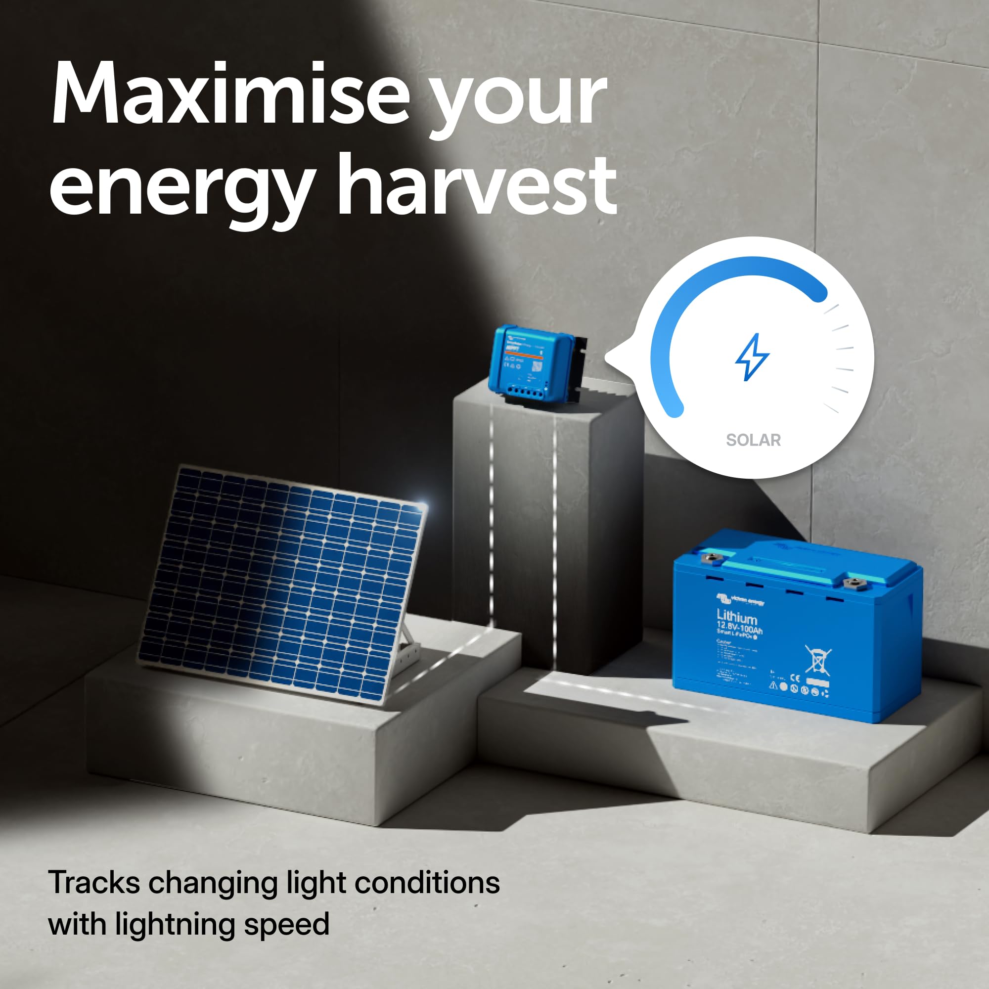 Victron Energy SmartSolar MPPT Solar Charge Controller Bluetooth feature