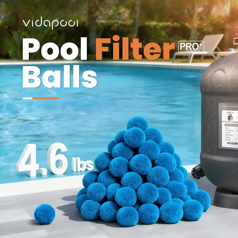 Vidapool pool filter balls in packaging