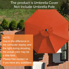 View of EliteShade rust canopy cover from the side