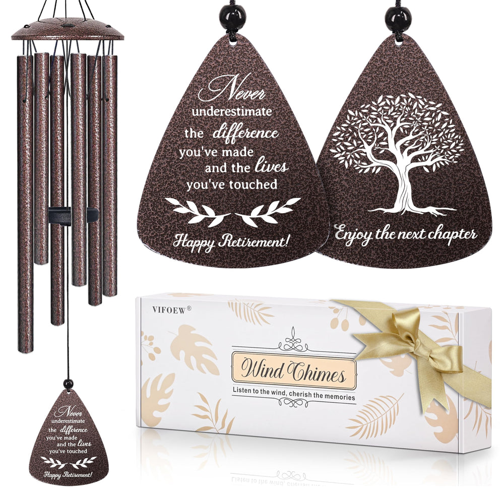 vifoew 32-inch wind chime front view in gift packaging