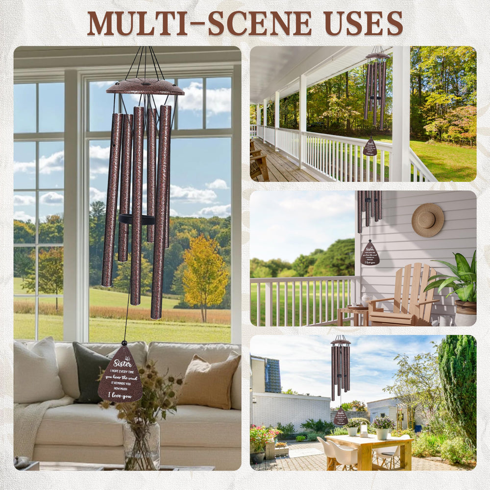 vifoew wind chime adjustable striker detail