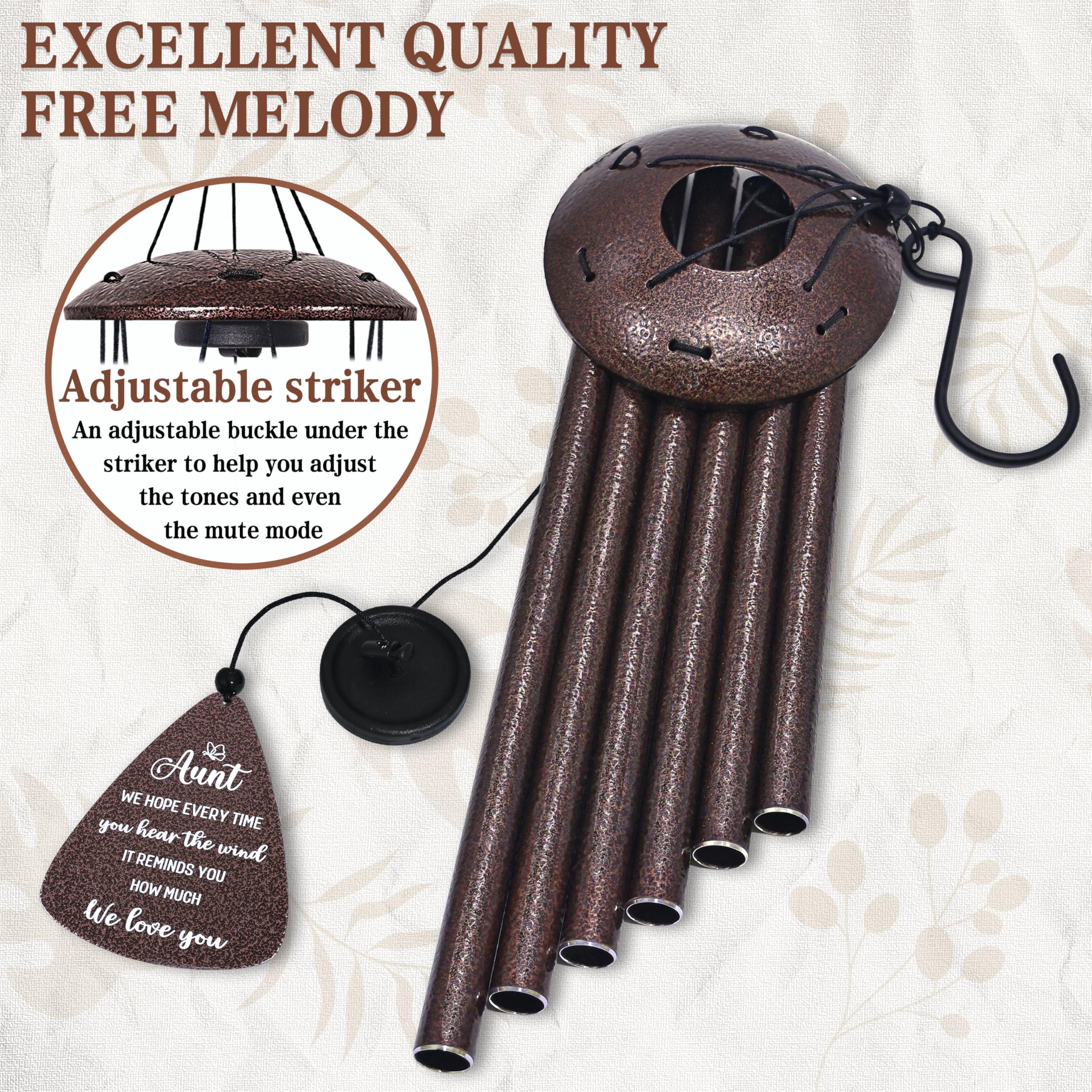 vifoew wind chimes packaged for gifting with protective wrapping