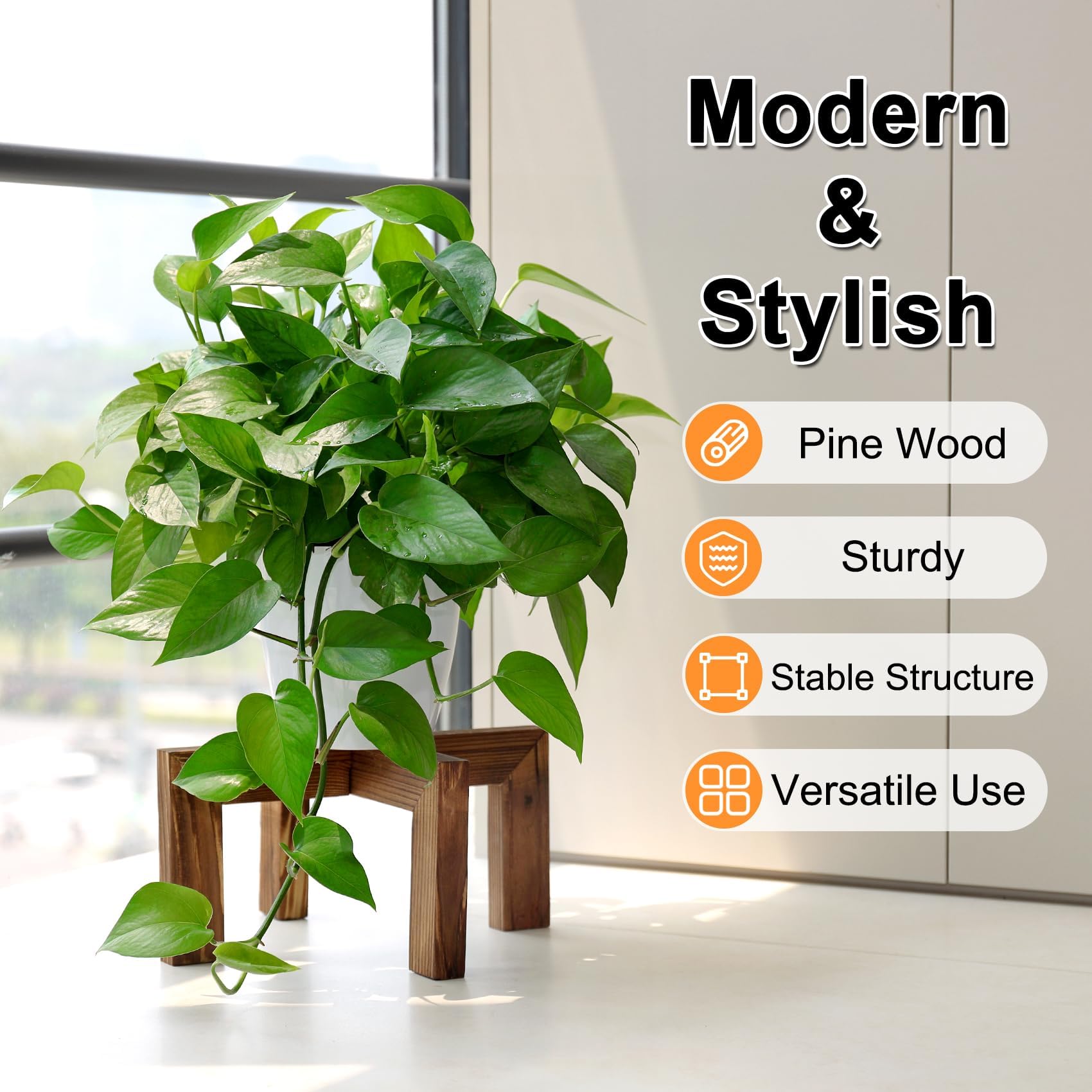 Vigordream Plant Stand assembly process with U-shaped brackets