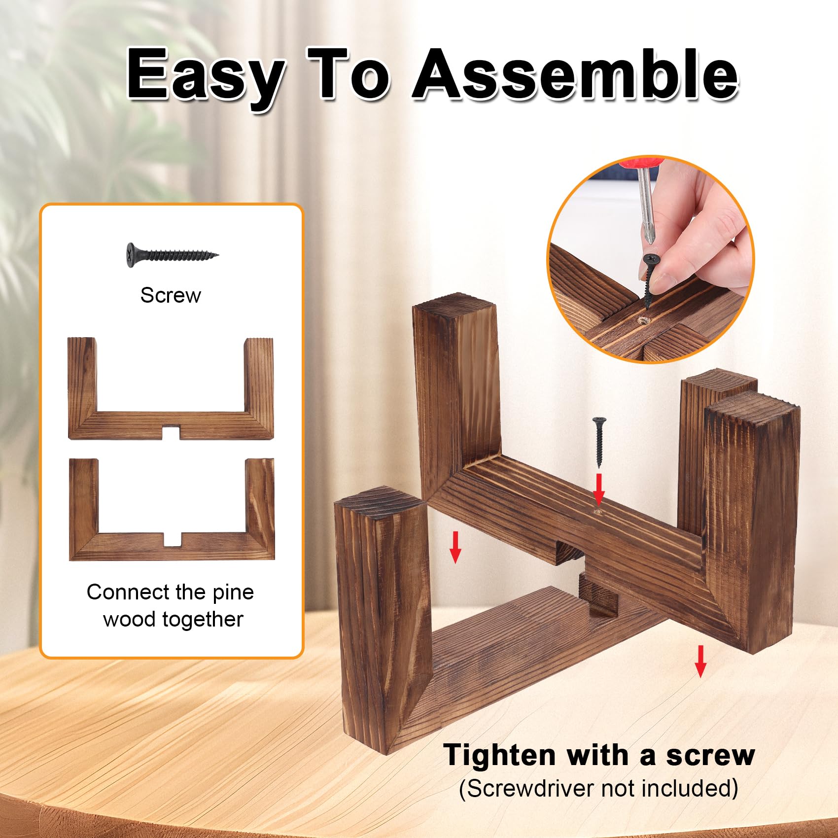 Vigordream Plant Stand in living room decor