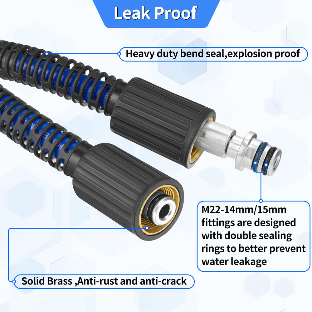 VIHEG Pressure Washer Hose packaging details