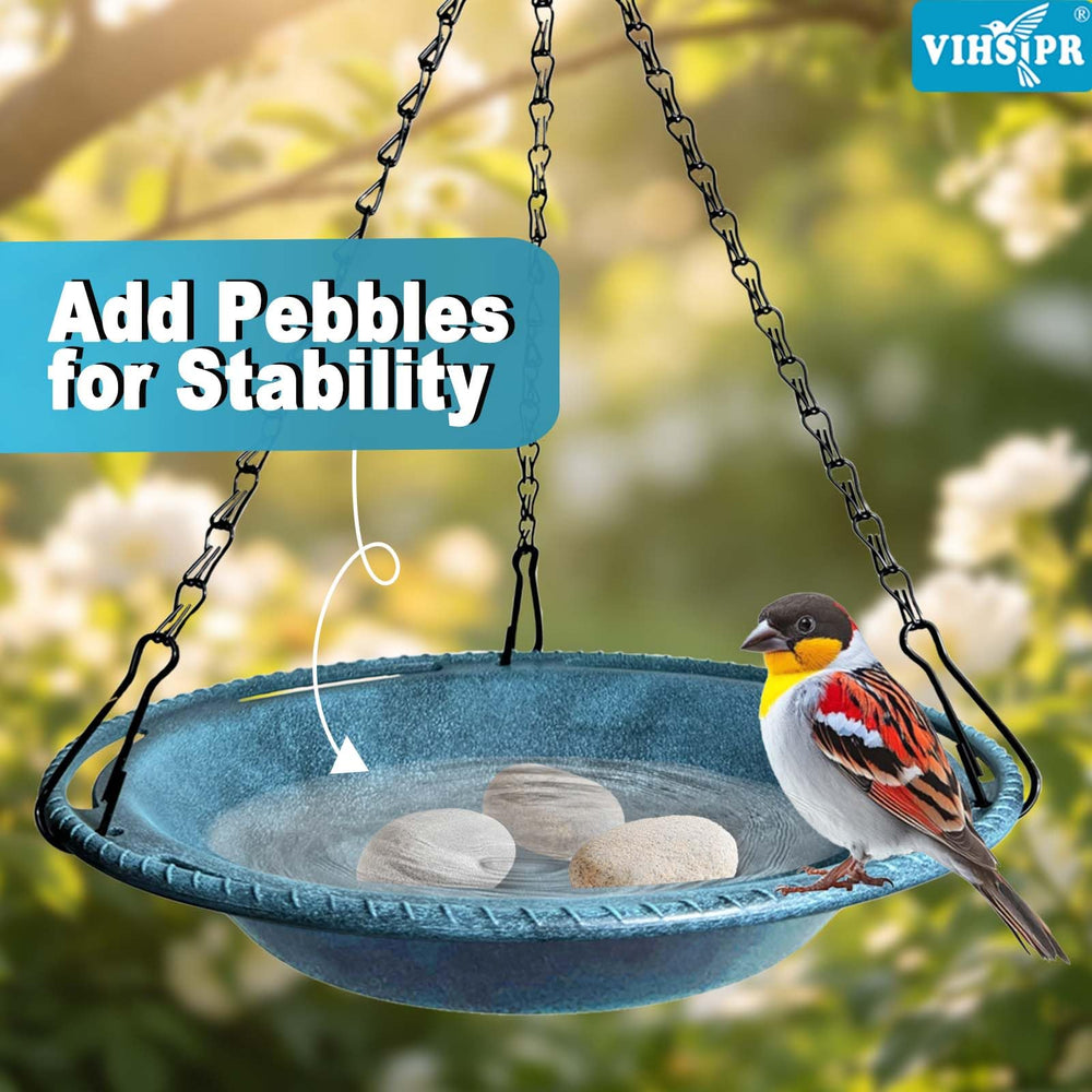 VIHSIPR Hanging Bird Bath packaging details
