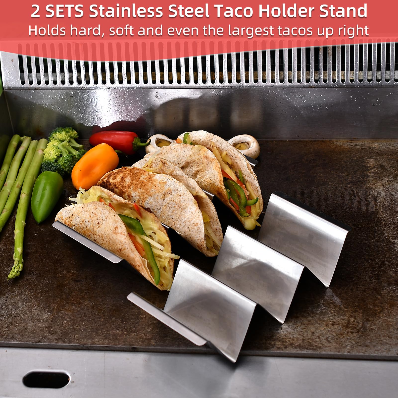 VIKEYHOME 30 Pcs Griddle Accessories Kit top view