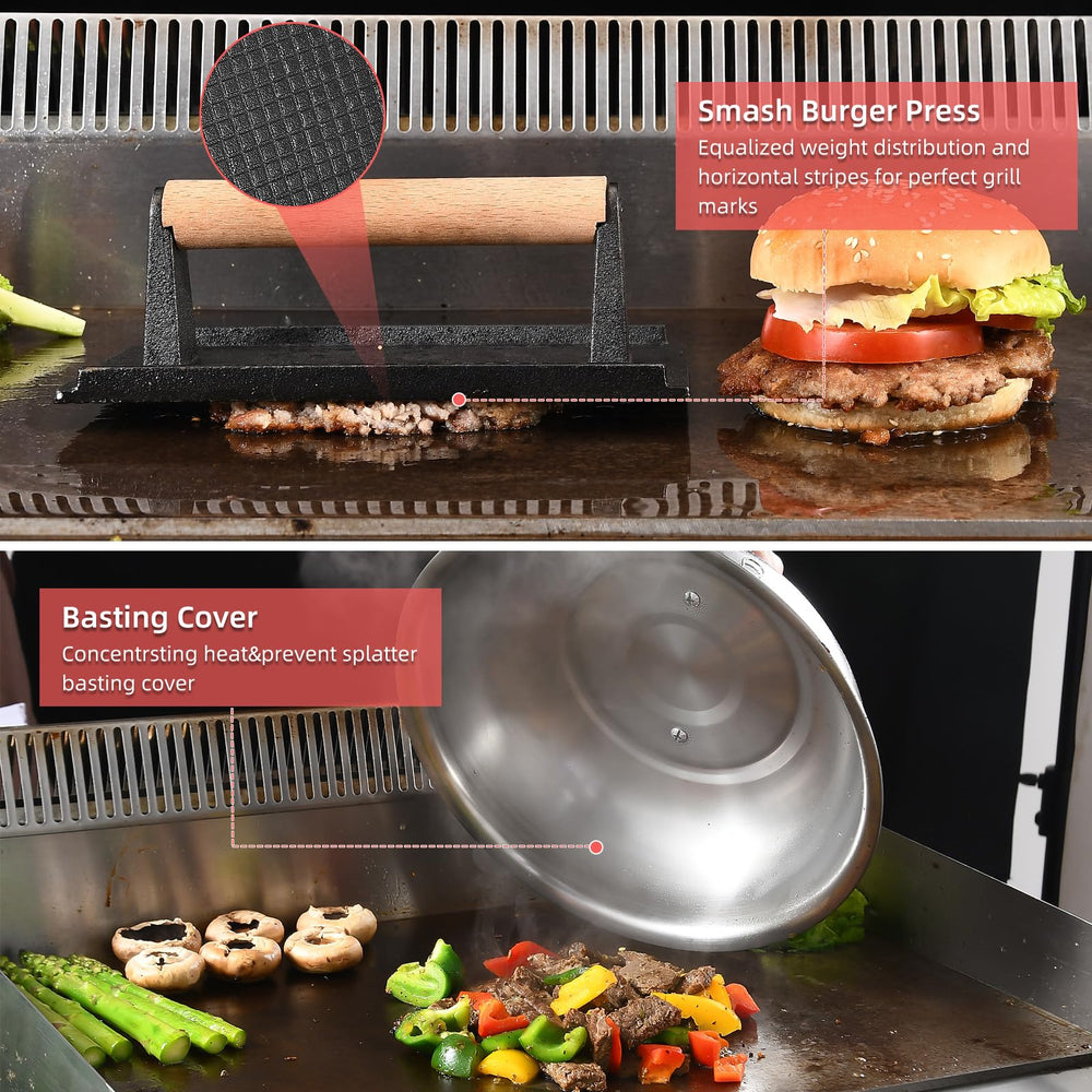 VIKEYHOME grilling tools set with spice shakers