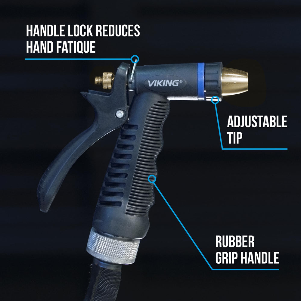 VIKING adjustable hose nozzle with extra rubber washer