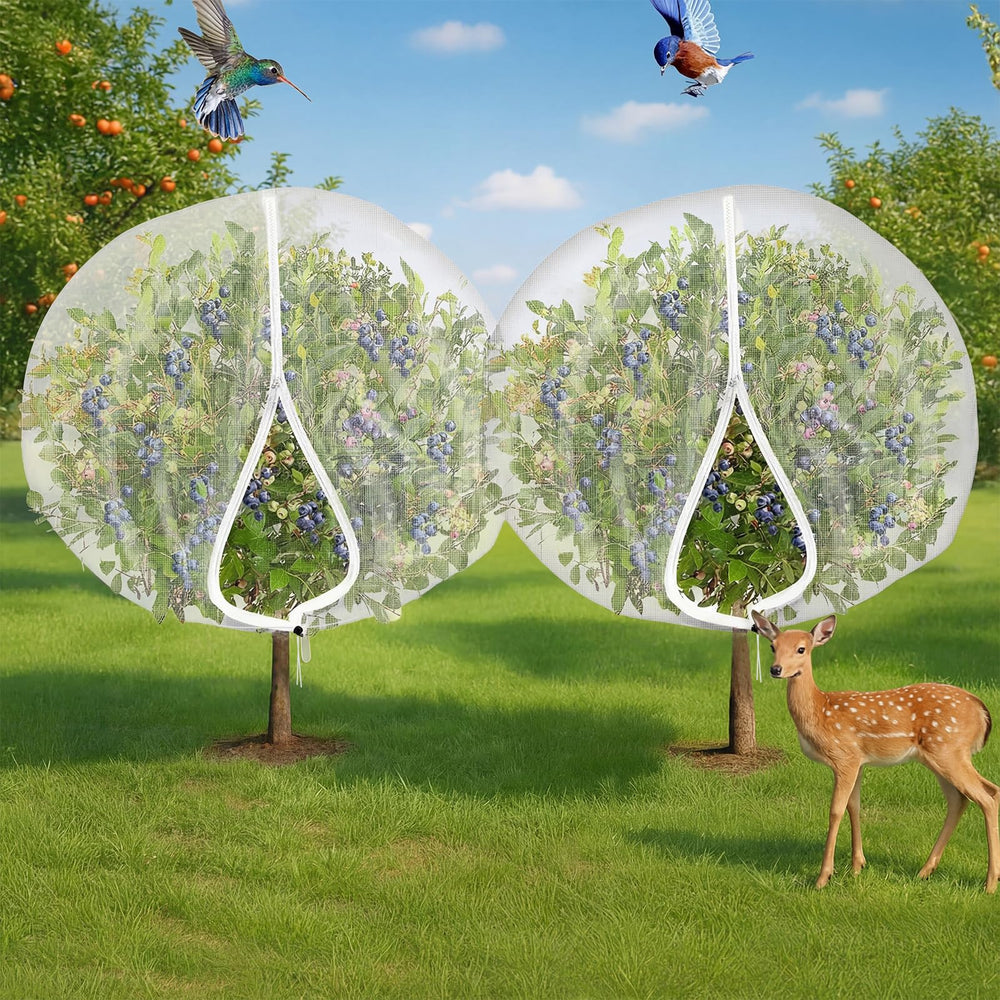 Vincreem Large Fruit Tree Netting in garden setting