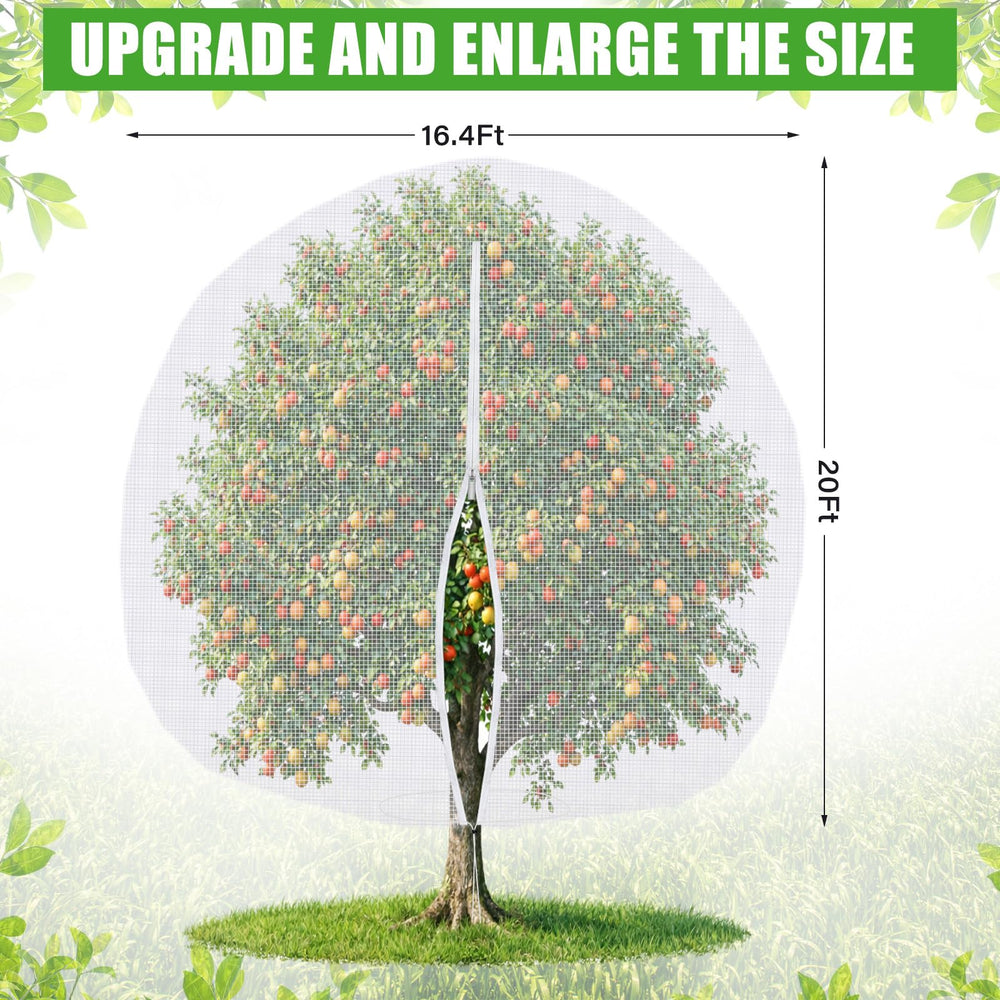 Vincreem Large Fruit Tree Netting zipper detail