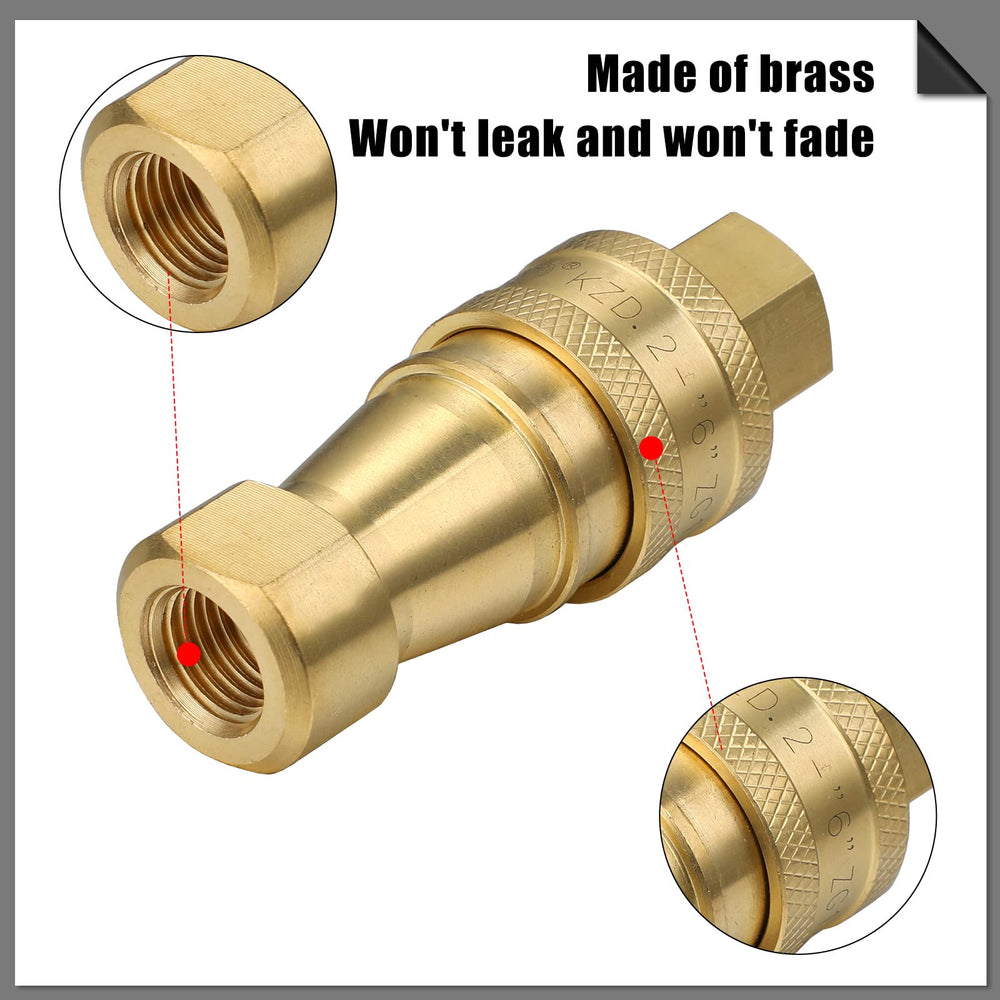 Vinsot quick disconnect coupler set packaging