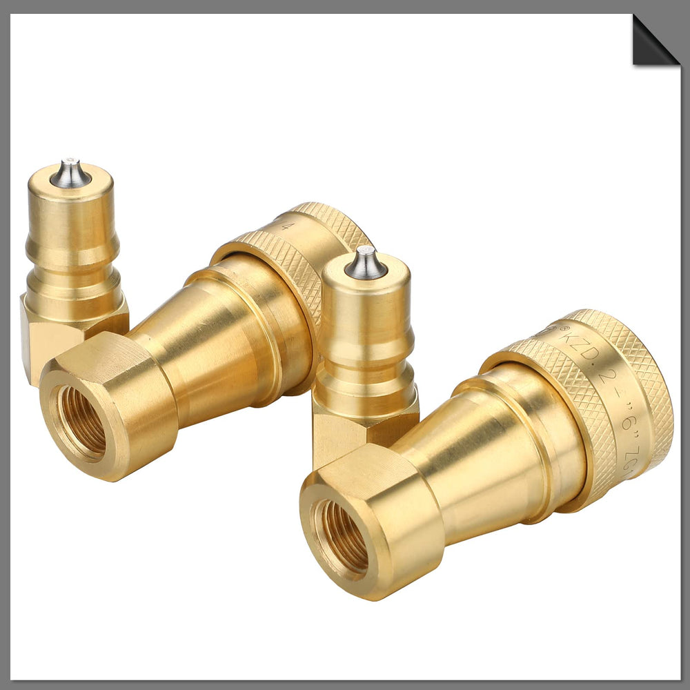 Vinsot Quick Disconnect Coupler Valve Set components on a workbench
