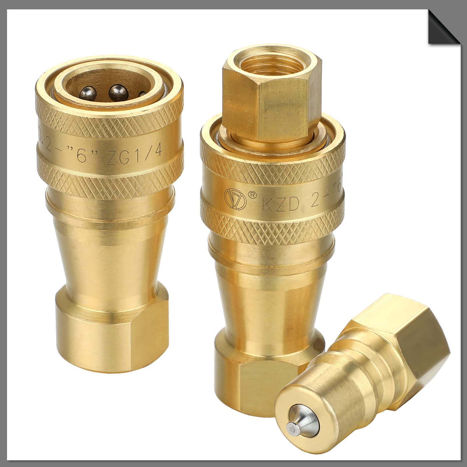 Vinsot Quick Disconnect Coupler Valve Set installation process