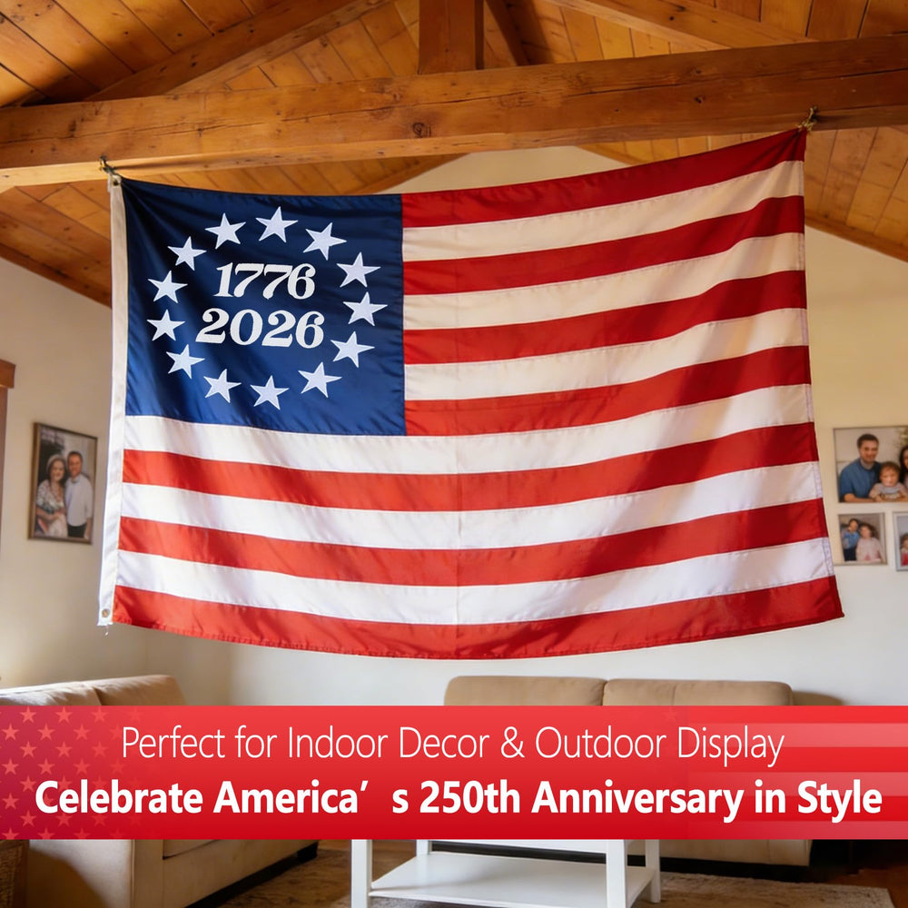 VIPMEN American Flag with solid brass grommets