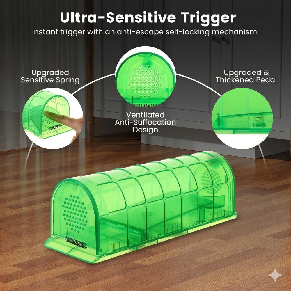VisidgeB2C humane mouse trap release mechanism close-up