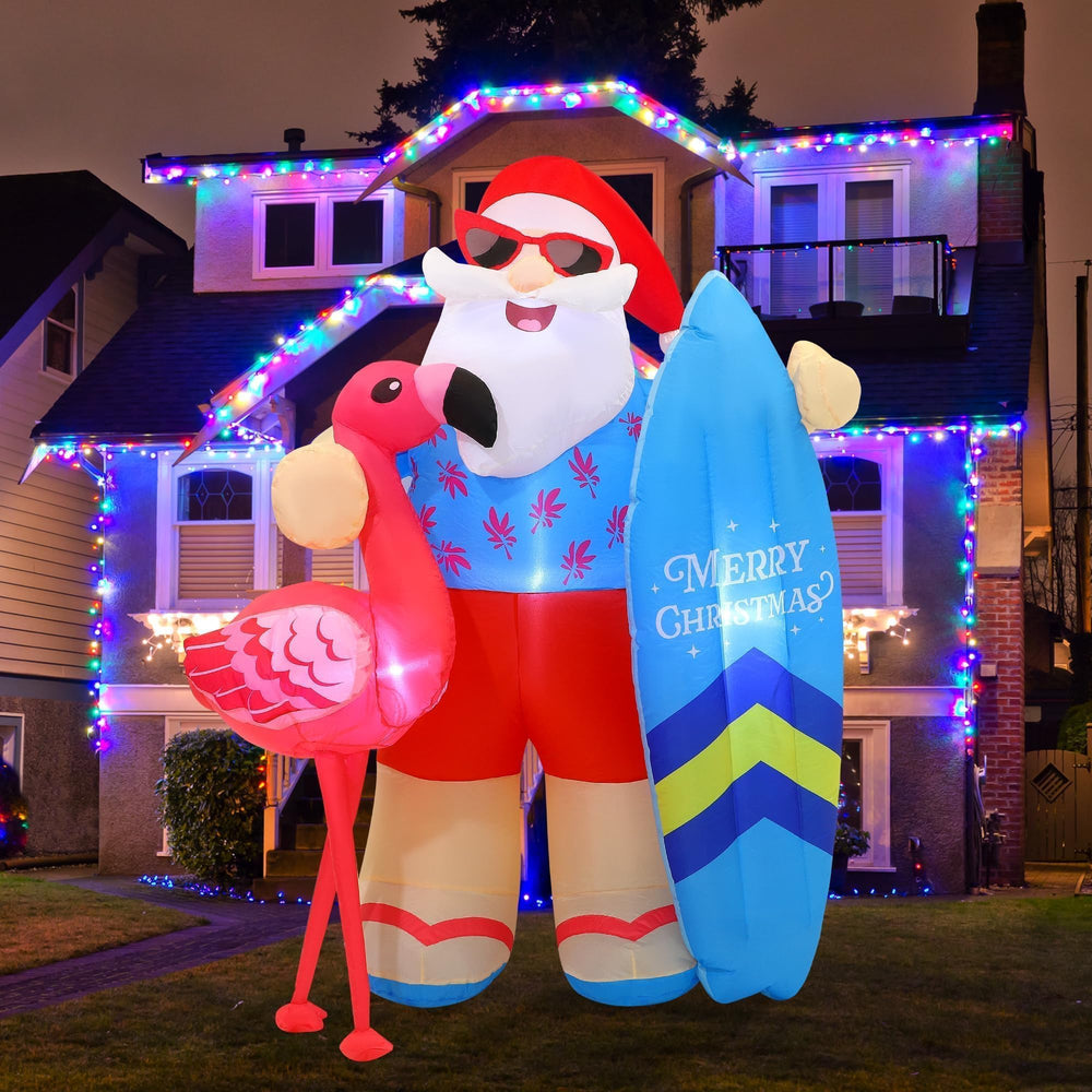 Vivantia inflatable Santa Claus packed for storage